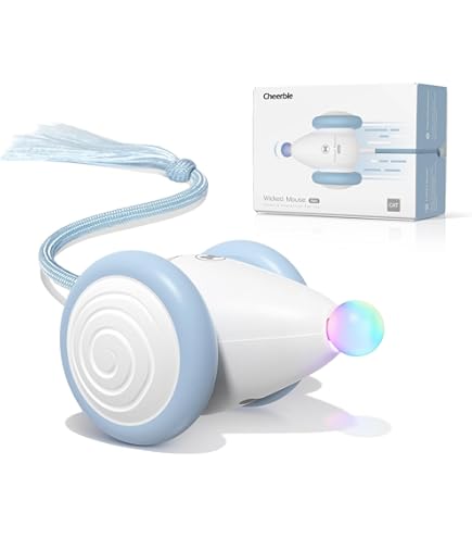 Amazon | Hoochii × Cheerble 猫 おもちゃ ウィキッドマウス ネオ 第三